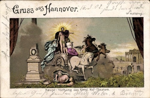 Litho hannover königliches - litho, hannover,