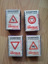 Streichholzschachteln DDR 4 versch.