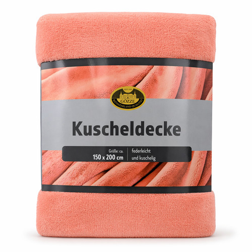 Kuscheldecke 150x200 samtweich - 150x200,