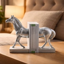 Buchstütze Pferd Silber Hse