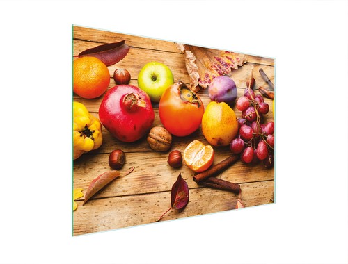 Glasschneidebrett 30x22 obst - glasschneidebrett,