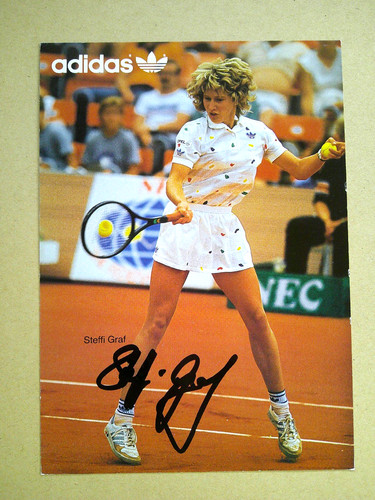 Steffi graf original signiert - steffi,