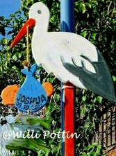 Storch zur geburt - zur, geschenk