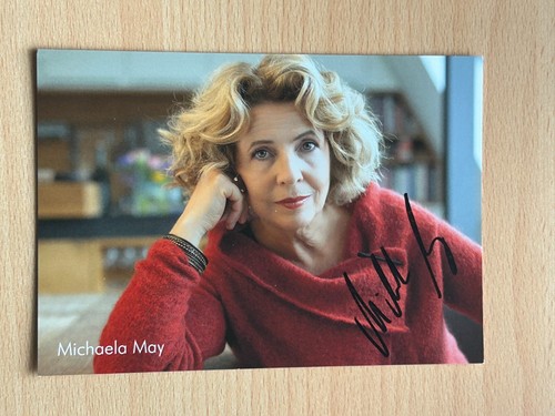 Michaela may autogrammkarte - may,