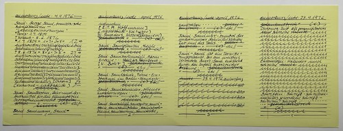 Hanne darboven aufzeichnung - darboven,,