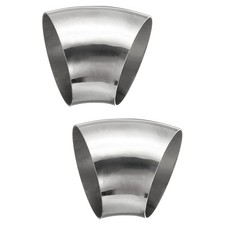 2 Stück 45 Grad Bogen, 76mm