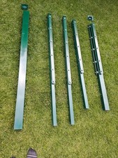 Konvolut Eckpfosten Pfosten Solopfosten Doppelstabmattenzaun Zaun  Grün neu