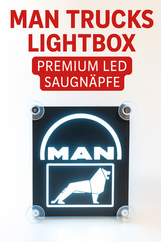 Man trucks lightbox mit - man,