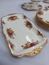 Vintage Royal Albert Old Country Roses Kaffeeservice Porzellan 45 teilig