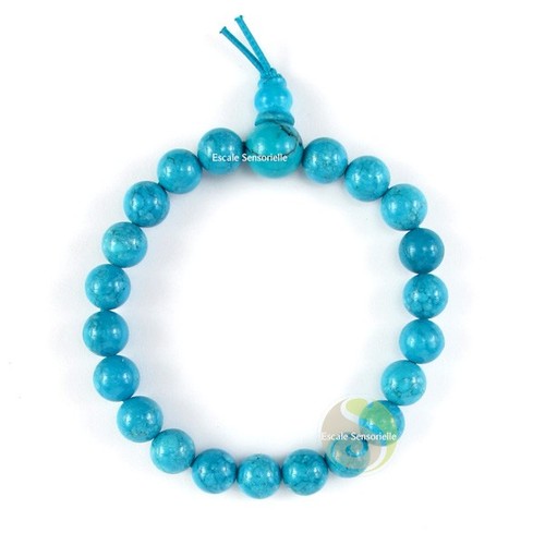 Tibetisch türkis mala - tibetisch-türkis, armband