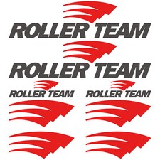 Roller team aufkleber - roller,