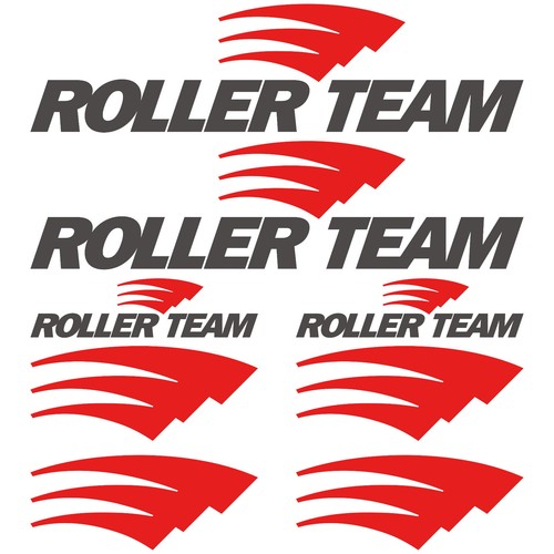 Roller team aufkleber - xl,