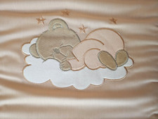 Easy Baby, Laufstalleinlage, Sleeping Bear, lachs, 80 x 100  bis 100 x 100 cm