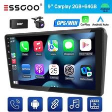 KAM+DAB 2+64GB Android 14.0 Carplay Autoradio GPS Navi Für Peugeot 407 2004-2011