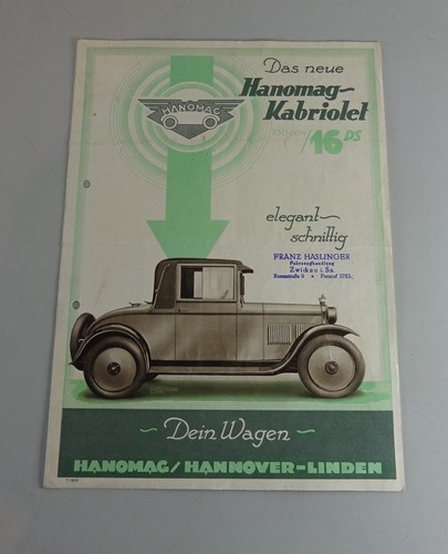 Prospekt broschüre hanomag - prospekt,