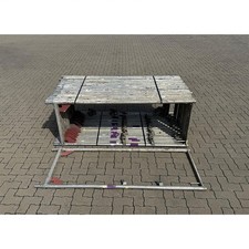 gebr. Aluminiumrahmen 2,00 x 0,73 Vertikalrahmen kleine Keile Layher Assco