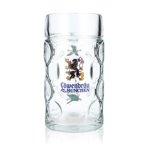 Löwenbräu bierglas - löwenbräu, 1l
