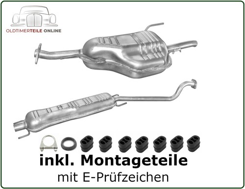 Auspuff set für - auspuff, g