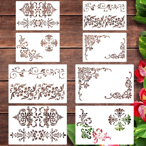 Wandschablonen diy vintage - wandschablonen,