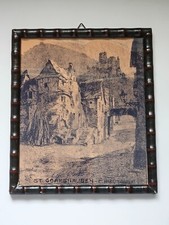 Gerahmte lithographie von - gerahmte,