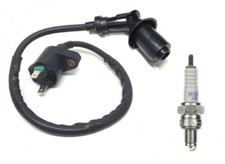 Zündspule + Zündkerze +
