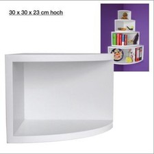 Eck-Regal, matt-weiß, 30 x 30 cm | Nonbook | 4025473053458