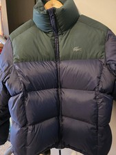 Lacoste Daunenjacke, Größe 40,  ungetragen, blau/grün 