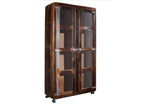 Industrial altholz vitrine - industrial,