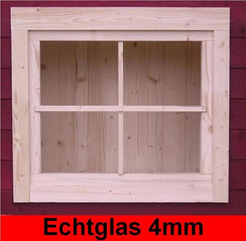 Gartenhausfenster 70x60cm mit