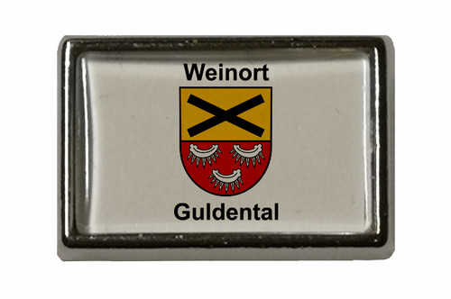 Pin guldental flaggenpin - pin,