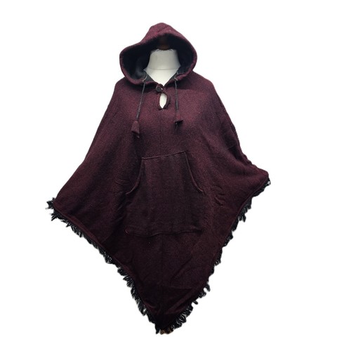 Poncho fleece gefüttert warm - fleece,