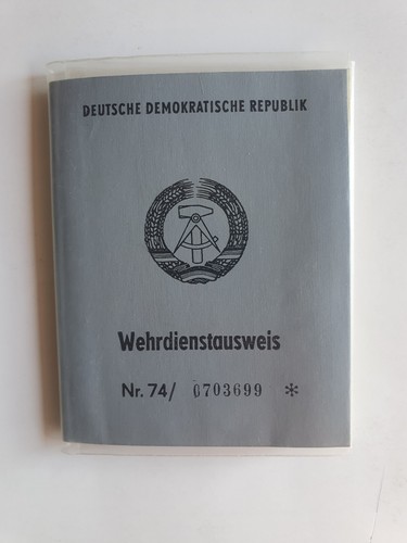 Nva ddr wehrdienstausweis - ddr,,