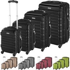 Koffer Trolley Reisekoffer mit Rollen S-M-L-XL Kofferset 4tlg. Hartschale ABS