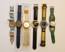 Vintage Uhren Sammlung 1980/90 - Swatch HiTek Ritzenhoff Anker Wackelaugen Uhr 
