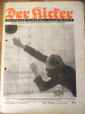 DER KICKER 6 - 10.2. 1942 B Deutschland-Schweiz 1:2 W. Münzberg Rapid Barcelona