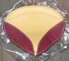 Satteldecke Sitzbezug gelb/rot