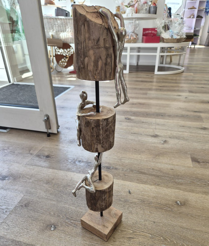 Deko skulptur holz metall - deko,