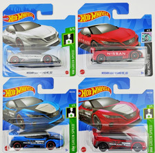 Hot Wheels 4x Nissan Leaf