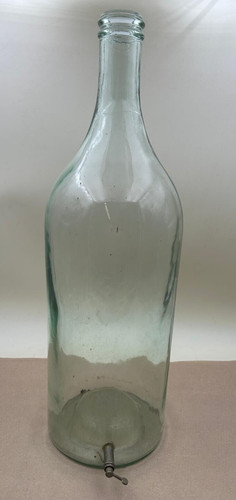 Große glasflasche mit - große,