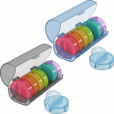 Tablettenbox rund für 7 Tage