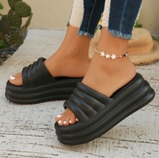 Clogs Slipper Sandalen Badelatschen Mules Platform Plateau  Pantoletten 