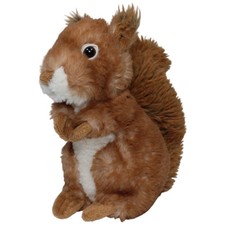 PIA International Soft Toys Süßes Eichhörnchen, braun-weiß Kuscheltier 20cm Gebr