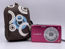 Panasonic Lumix DMC-FS40 F 2.5 24mm Wide Angle Leica Objektiv Digitalkamera Pink