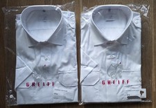Greiff Pilotenhemd Regular Fit Kurzarm 1/2 39/40