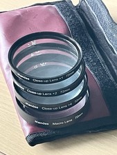 Macro Linsen Set MANDEE 72 mm CLOSE-UP LENS SET +1; +2; +4, Macro Filter