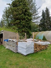 Brennholz/Kaminholz Birke/Buche/Eiche Schüttraummeter ~33cm gespalten