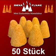 50 Stück Mini Zimt Zuckerhütchen zum flambieren Feuer-Zangen-Punsch Bowle +++
