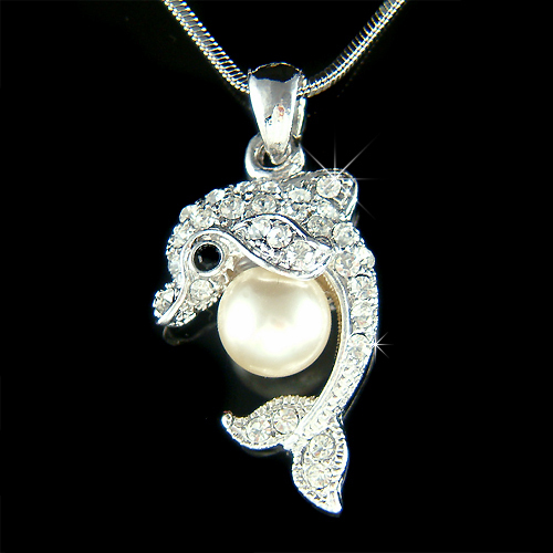 Delphin mit swarovski - mit,