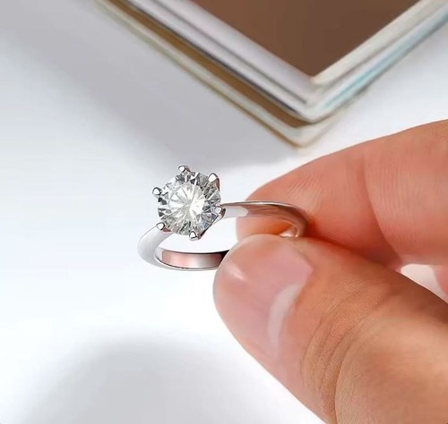 Moissanit ring statement 925 - moissanit,