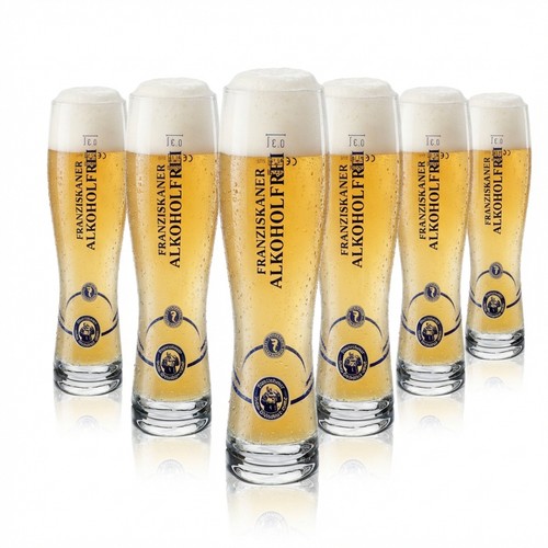 Franziskaner weißbierglas - 6x,